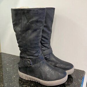 Kozi brand black winter women’s boots. Lined.Size 37